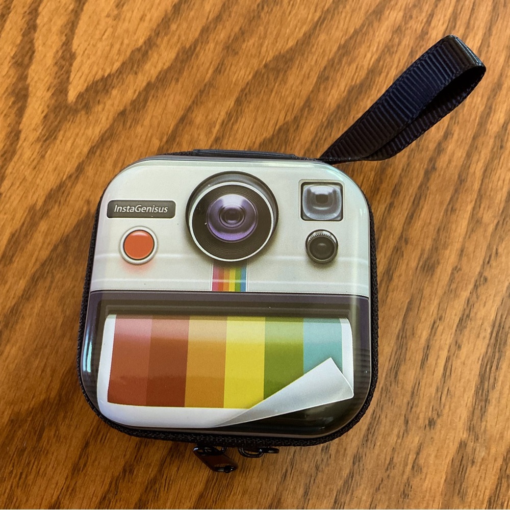 NWOT Creative & Cute Camera Pattern Coin Purse
